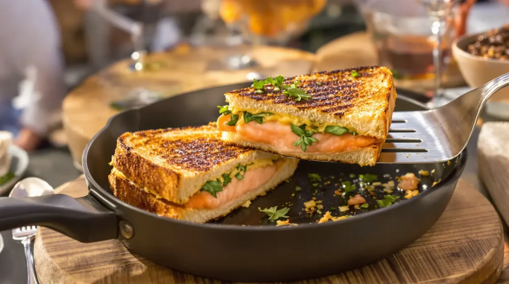 « Surprenant et délicieux » : je ne fais plus ce banal croque-monsieur depuis que j’ai découvert ce gâteau salé au saumon et épinards