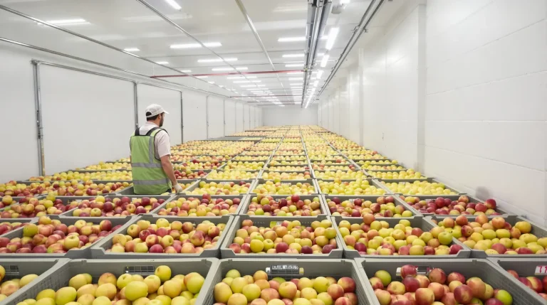Les stocks des pommes et des poires augmentent en un an